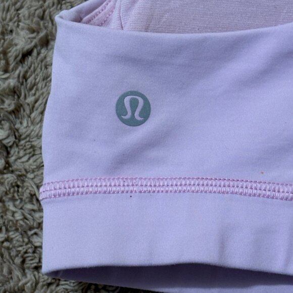 EXCELLENT Lululemon Invigorate Sports Bra Faint Coral Athletic Yoga Gym Size 8 - Picture 6 of 9